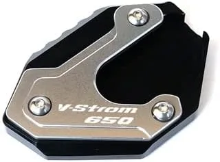 Vista 12 de TEMKIN W for Suzuki V-Strom 650/XT VSTROM 650 DL650 2004-2022 2021 Motorcycle CNC Kickstand Foot Side Stand Extension Pad Support Plate Y