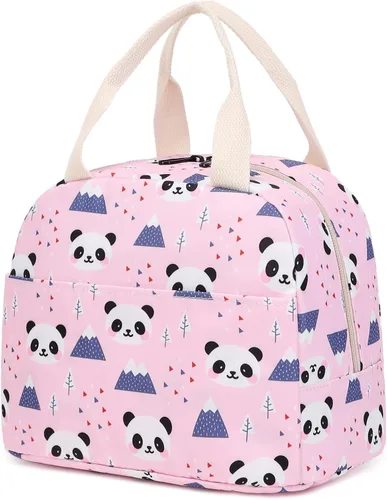 Vista 24 de Lonchera aislada con aguacate para mujeres y niñas, lonchera reutilizable, bolsa de picnic para adultos, niños, escuela, trabajo, viajes