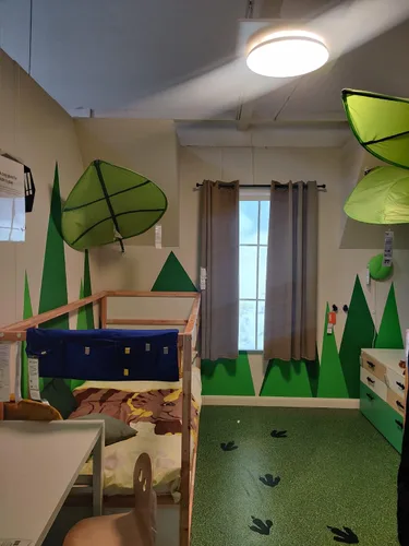 Vista 3 de IKEA 403.384.05 Toldo para cama de niños Verde, Poliéster