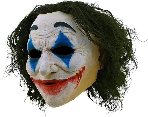Vista 4 de Crazy Jack - Máscara de payaso
