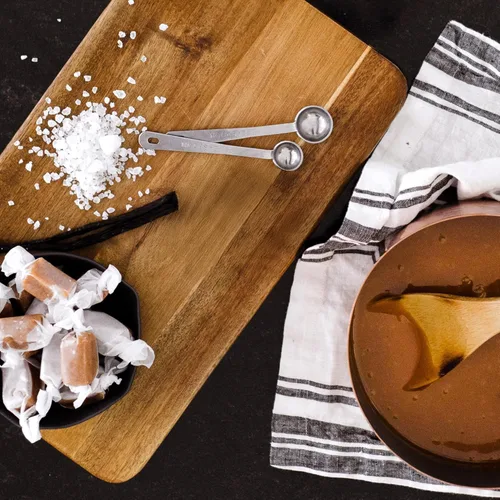 Vista 9 de Taras Gourmet Sea Salt Caramels All Natural Candy Creamy & Individually Wrapped with Real Butter (20 oz)