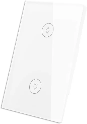 Vista 13 de Interruptor de Luz Táctil Inteligente WiFi de Pared con Panel de Vidrio, Control Remoto Inalámbrico por Aplicación Móvil desde Cualquier Lugar