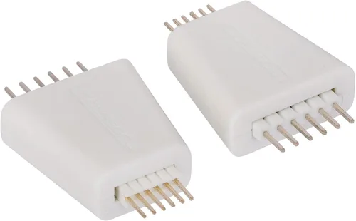Vista 2 de Litcessory Adaptador de tira de luz V3 a V4 para Philips Hue Lightstrip Plus (paquete de 4, blanco)