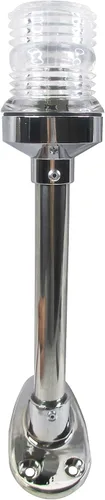 Vista 9 de Pactrade Marine Bombilla ligera 12VDC de la base BA15D de la tubería CPB del acero inoxidable de la popa a prueba de salpicaduras