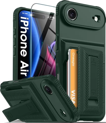 Vista 33 de Oneagle Funda tipo cartera para iPhone 16 Pro Max con tarjetero y soporte