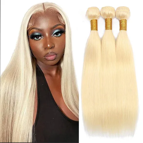 Vista 213 de P4613 Cabello humano rizado onda profunda marrón y paquetes mixtos 8 10 12 P4613 Ombre Marrón-Rubio-DP