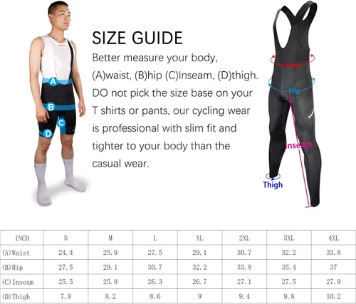 Vista 3 de Darevie Mallas de ciclismo para hombre, almohadilla de gel 3D para primavera y verano, pantalones de ciclismo de compresión, mallas de ciclismo
