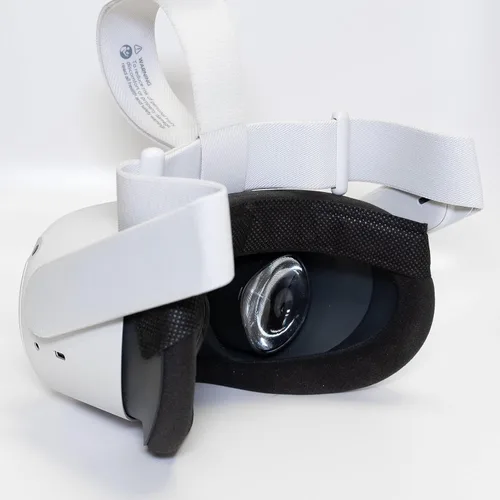 Vista 4 de VR Headset Sweat Liner - Protector de sudor para gafas de realidad virtual y Oculus, banda de sudor, paquete de 12