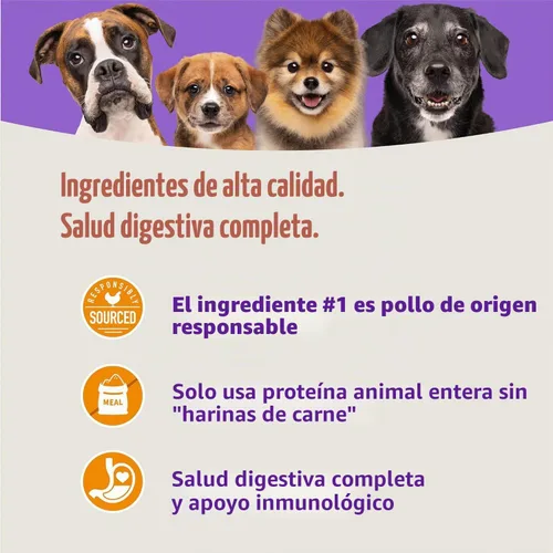 Vista 7 de Halo Holistic - Alimento para perros de raza pequeña, pollo sin jaula