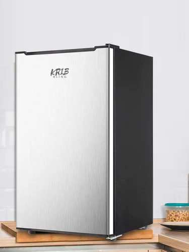 Vista 5 de Congelador vertical compacto de 3.0 pies cúbicos Mini congelador de una sola puerta Congelador Plata