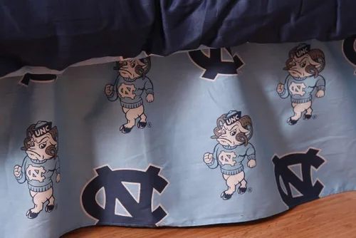 Vista 33 de College Covers Everything Comfy Nebraska Cornhuskers - Falda de cama con volantes, tamaño individual
