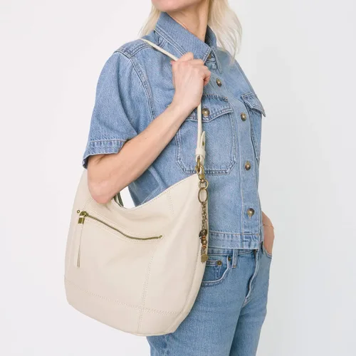 Vista 3 de The Sak Sequoia Hobo Bag - Bolso grande de cuero de primera calidad para mujer para todos los días y viajes - Bolso duradero con bolsillo