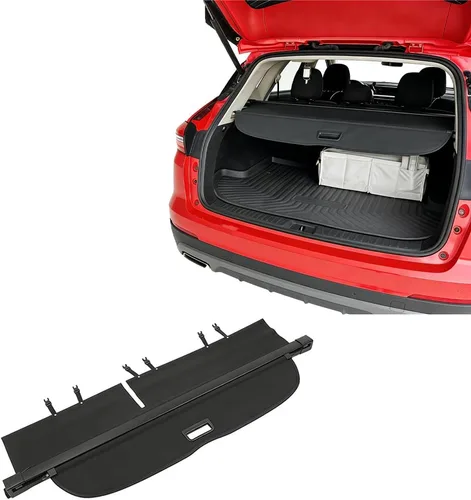 Vista 11 de cubierta retráctil para baúl trasero compatible con Nissan Rogue SV S SL 2014-2019 2020, protector de seguridad, pantalla de sombra, cubierta