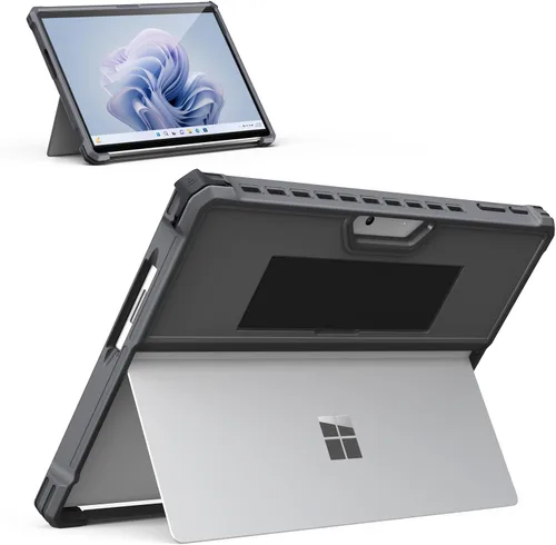Vista 11 de MoKo - Funda protectora resistente todo en uno para Microsoft Surface Pro de 12 pulgadas lanzada en 2025, con soporte trasero para bolígrafo