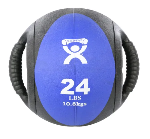 Vista 2 de CanDo Bolas medicinales de doble asa, juego de 5, 6 30 libras