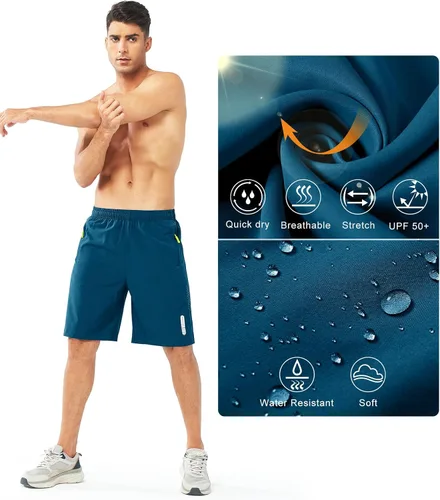 Vista 3 de NORTHYARD - Pantalones cortos deportivos para correr para hombres, ligeros, de secado rápido, 7, 5 o 9 pulgadas, para senderismo, deportes, gimnasio