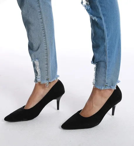 Vista 5 de BIUDI FOX Jeans rasgados estilo boyfriend para mujer, cintura alta, elásticos, pantalones de mezclilla destruidos, talla grande