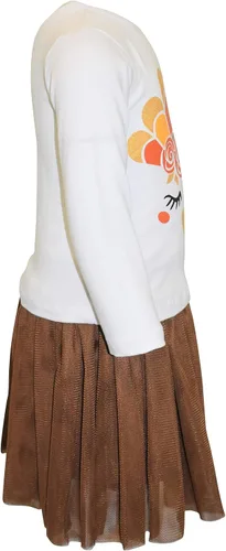 Vista 59 de Unique Baby Girls 2pc Skirt Set Outfit Long Sleeve Top with Skirt
