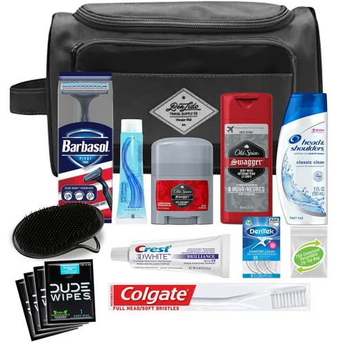 Vista 6 de Kit de viaje Convenience Kits prémium para hombres, con 19 productos