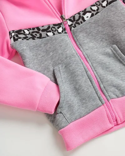 Vista 4 de Love from the Heart Conjunto deportivo para niñas 4 piezas de forro polar para jugar bebébebé