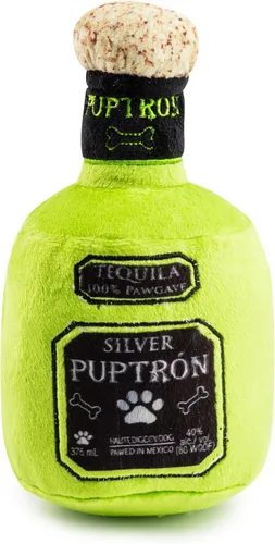 Vista 21 de Haute Diggity Casamuttgos Tequila, Juguetes de felpa para perros de diseñador con silbato interactivo, enriquecimiento estimulante para mascotas