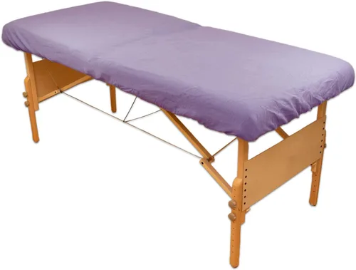 Vista 11 de Sábana bajera ajustable para camilla de masajes, cómoda, algodón, Azul, 1