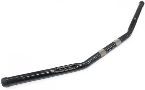 Vista 5 de Hierro universal de manillar de barra de arrastre de 1 pulgada de diámetro [negro] Compatible con modelos H-D Sportster y Big