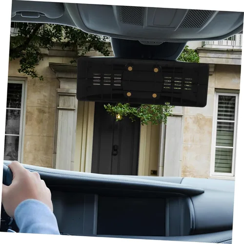 Vista 4 de Housoutil Soporte de espejo retrovisor resistente, fácil de instalar, brazo de montaje de leva de salpicadero para SUV y camiones