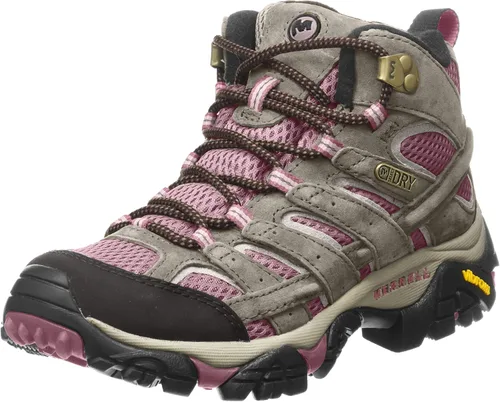 Vista 31 de Merrell - Botas de senderismo impermeables Moab 2 Mid para mujer