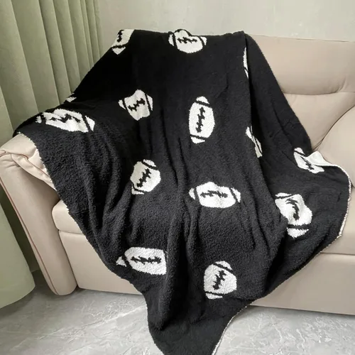 Vista 10 de Manta acogedora con patrón de béisbol perfecta reversible ligera ropa de cama para adultos, suave, cálida y de felpa manta deportiva de pelota ideal