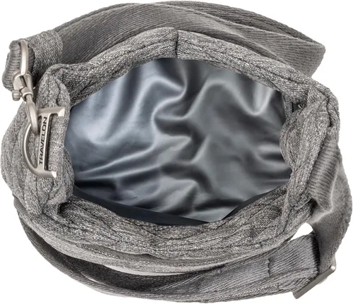 Vista 4 de Travelon Bolsa con diseño bohemio para botella de agua, Brezo gris), 43426-51T