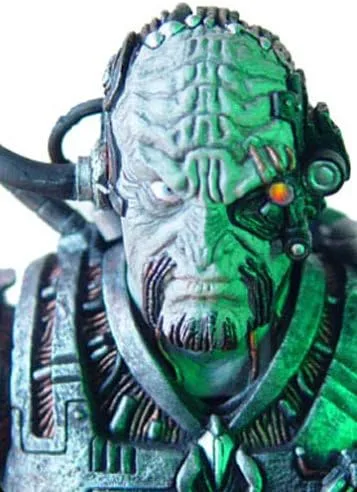 Vista 3 de Figura de acción Klingon de asimilación de Star Trek Borg de 7 pulgadas