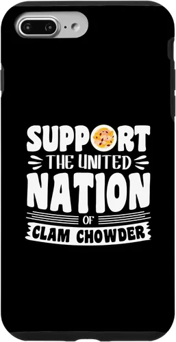 Vista 12 de iPhone 16 Support the united nation of Clam Chowder Case