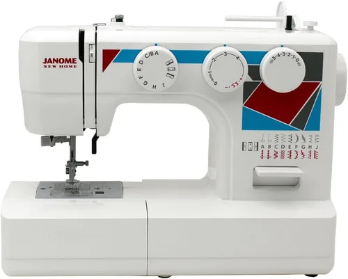 Vista 10 de Janome MOD-15 Máquina de coser fácil de usar con 15 puntadas, longitud de puntada ajustable y 5 piezas de alimentación