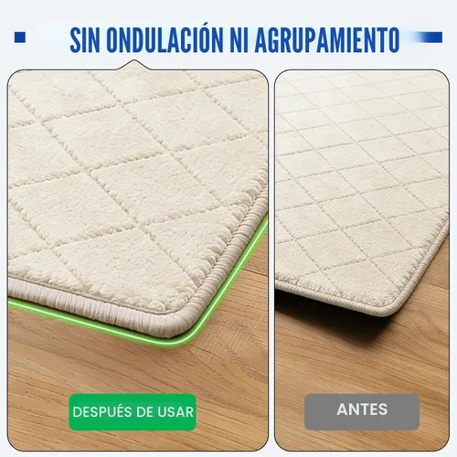 Vista 2 de Songrey - Pinzas de esquina para alfombras para suelos de madera dura, 8 Negro