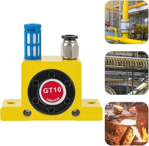 Vista 8 de Vibrador de turbina neumática GT10, Vibrador de turbina de aire industrial, Vibradores de turbina de alta velocidad de alta velocidad