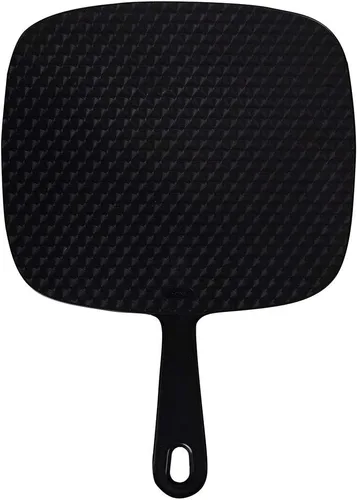 Vista 2 de ForPro Professional Collection Espejo de mano extra grande con asa, 9 pulgadas de ancho x 12 pulgadas de largo, espejo de mano multiusos con reflejo