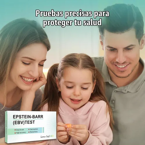 Vista 4 de Prueba de Epstein Barr (EBV) Pruebas en el hogar, altamente precisas, fáciles de leer y usar. Contra el virus Epstein-Barr VCA y EBNA, resultados