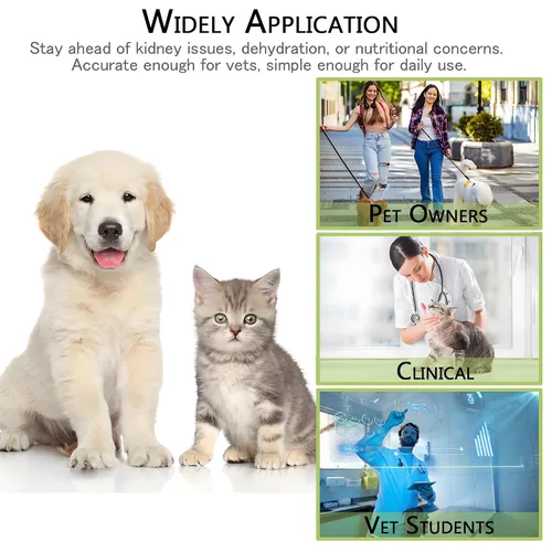 Vista 7 de V·RESOURCING Refractómetro para perros y gatos, gravedad específica de orina de mascotas (1.000 ~ 1.060) Refractómetro clínico con suero o prueba