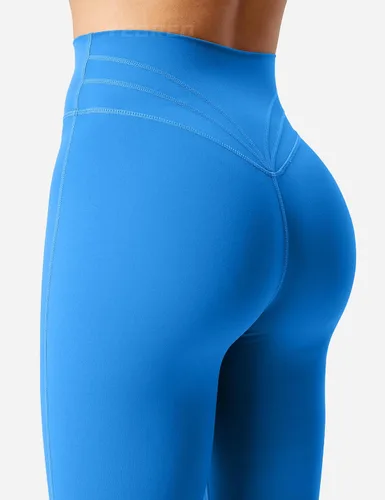 Vista 7 de YEOREO Flare Leggings for Women Lynnie Bell Bottom Yoga Pants High Waisted Tummy Control Bootcut Workout Leggings