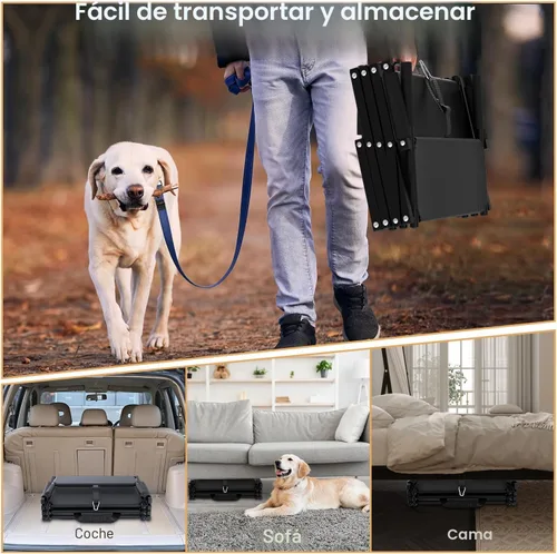 Vista 6 de Escaleras extra anchas de 20 pulgadas para perros grandes