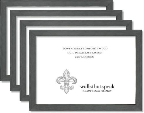 Vista 8 de wallsthatspeak Marco de rompecabezas, granero americano, 19x13
