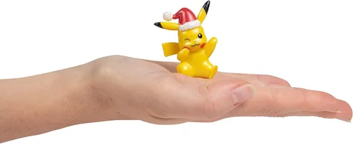 Vista 6 de Calendario de Adviento de Pokémon para niños, juego de regalo de 24 piezas, incluye Pikachu, Eevee, Jigglypuff y más, 16 figuras de personajes