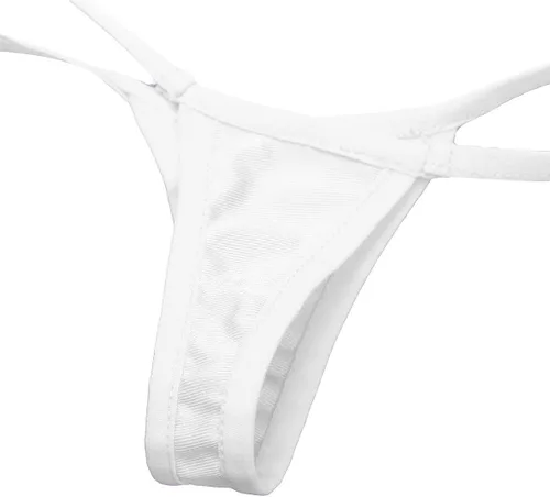 Vista 7 de Womens Stretchy Low Rise Micro Mini G-string T-back Thongs Bikini Tanga Lingerie Underwear