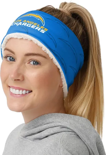 Vista 43 de FOCO Diadema de moda para mujer con logotipo de equipo de la NFL Gradiente impreso.