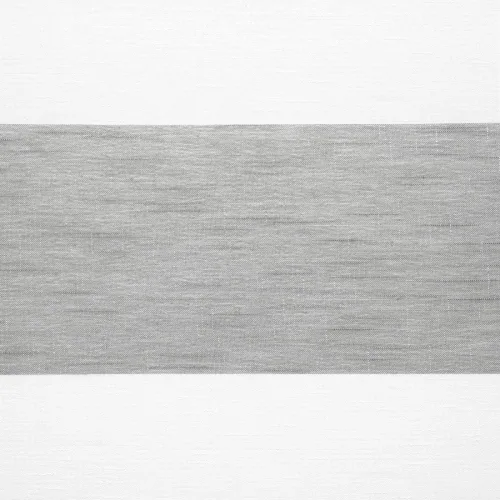 Vista 2 de EXCLUSIVE HOME Darma - Par de paneles de cortinas de lino transparente con bolsillo para barra, 50 x 84 pulgadas, color negro perla