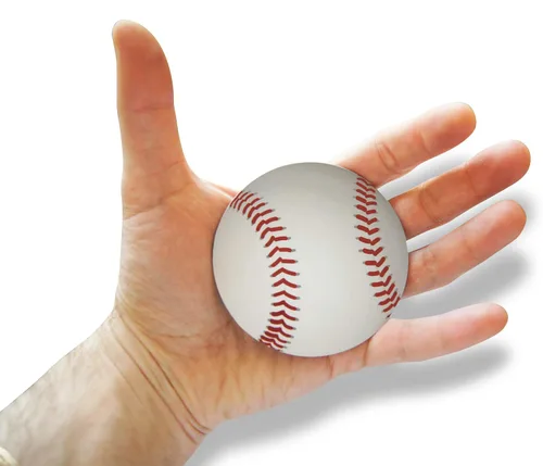 Vista 4 de Novel Merk Círculo de béisbol para profesores, juego de imanes pequeños para nevera, diseño en miniatura (12 piezas)