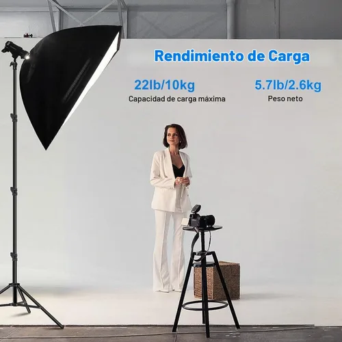 Vista 4 de Soporte de luz resistente 9.8 pies/9.8 ft / 3m soporte de luz de fotografía