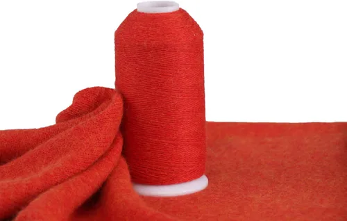 Vista 29 de Hilo 100% de cachemira, 100g de cachemira mongola lujosamente suave pura en cono para tejer a mano y ganchillo (flor beige)