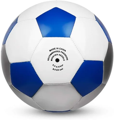 Vista 6 de Pelota de entrenamiento de fútbol, pelotas de fútbol de práctica, tamaños clásicos 5 para jóvenes, adultos, perfectas para partidos o juegos al aire